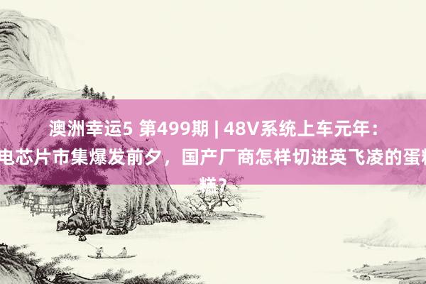 澳洲幸运5 第499期 | 48V系统上车元年：配电芯片市集爆发前夕，国产厂商怎样切进英飞凌的蛋糕？